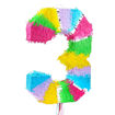 Picture of PINATA DIGIT 3 PASTEL 50X35X7.5CM